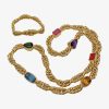 Multi-Gemstone Necklace and Bracelet Set