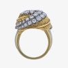 McTeigue 1960s Diamond Gold Platinum Ring
