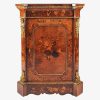 Mid-19th Century English Walnut and Marquetry Side Cabinet