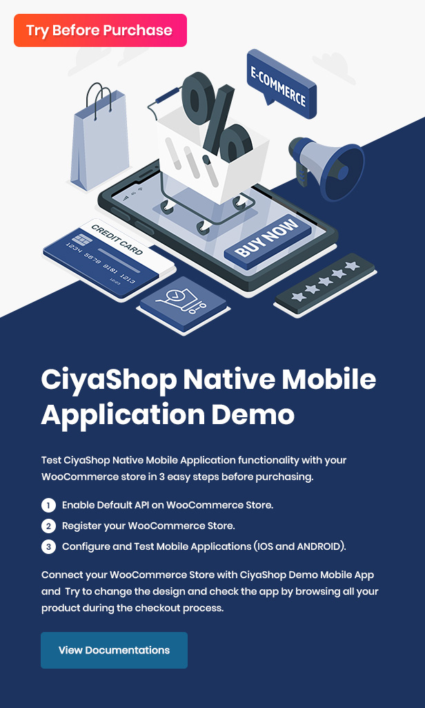 Application iOS native CiyaShop basée sur WooCommerce - 1