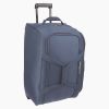 Pronto Blue Solid Duffle Bag with trolley
