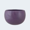 5.25” Purple Glossy Ceramic Flower Pot