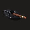 Mauricio Cigar Ashtray Black