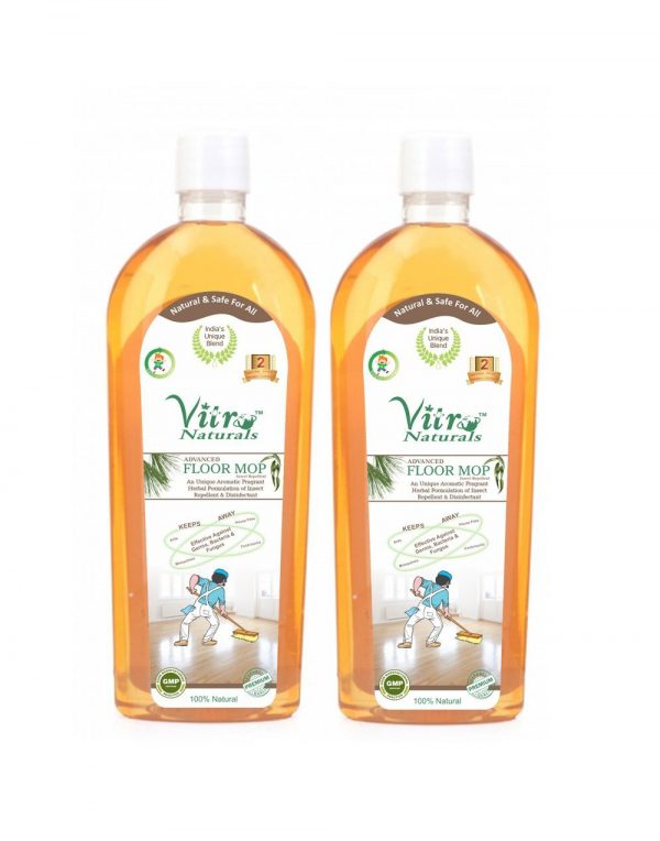 Vitro Floor Mop Aromatic Insect Repellent & Disinfectant 200 ml. Set of 2