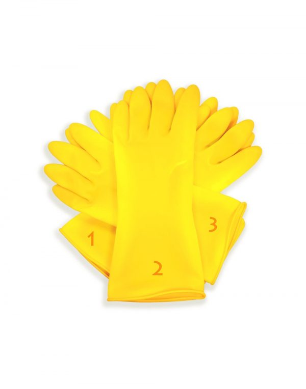 Tools-4-All Hand Care Flocklined Household Rubber Hand Gloves