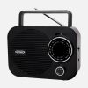 Jensen AM/FM Portable Radio – Black