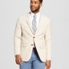 Men’s Slim Fit Linen Suit Coat Khaki