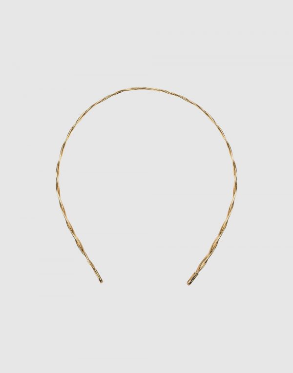 La-ta-da Thin Metal Braided Headband