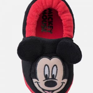 Toddler Boys' Disney Mickey Mouse Slippers - Red