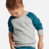 Toddler Boys’ Sweatshirts – Heather GrayBlue