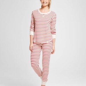 Women's 2pc Pajama Set - Oatmeal Heather