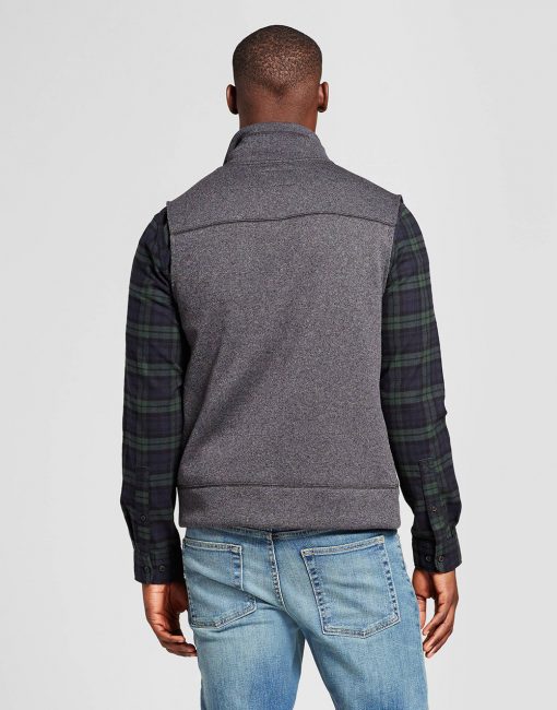 Men's Standard Fit Sweater Fleece Vest
