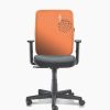 Medium Back Cover Bright Orange Diamond Ergonomic Chair