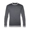 GHPC Self Design Men Round Neck Grey T-Shirt