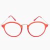 TheWhoop Combo Black And Red Round Spectacle Eyeglasses