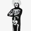 Grown Exhausted Boy Skeleton Costume