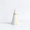 White Wood Ring Cone