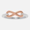 Women’s Collection Rose Goldplated Infinity Emblem Ring