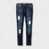 Girl’s Jeans Jeggings with Crochet Detail