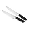 Amazon Brand – Solimo Premium High-Carbon Stainless Steel Chef’s Knife Set, 2-Pieces, Silver