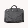 Elite shield luxury black leather suit carrier garment bag