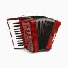 Hornet Accordions 1303-RED 12 Bass Entry Level Piano Accordion, Red