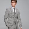 Checked Knit Suit