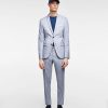 Suit Blazer With Textured Weave