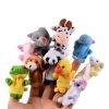 Soft Plush Animal Finger Puppets Set