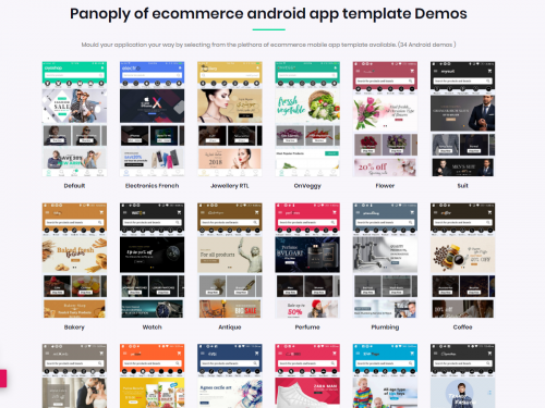 Best e-commerce Android App Template From Ciyashop