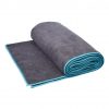 Yoga Towel Durable and Soft (Machine Washable) Grey and Blue